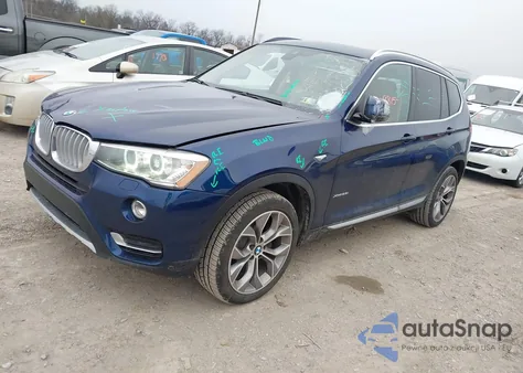 2017 BMW X3 xDrive28I from USA, damaged, VIN 5UXWX9C35H0T18013
